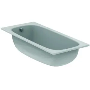 Ideal Standard Körperform-Badewanne i.life 1800x800x450mm Weiß – Bild 4