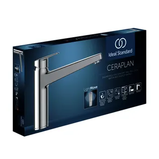 Ideal Standard Küchenarmatur Ceraplan m.h.Auslauf Ausld.210mm Niederdruck Chrom – Bild 4