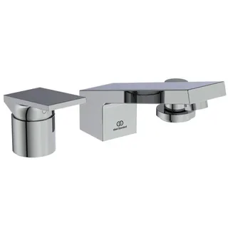 Ideal Standard 4-Loch-Badearmatur Extra m.HB m. Wanneneinlauf Chrom – Bild 4