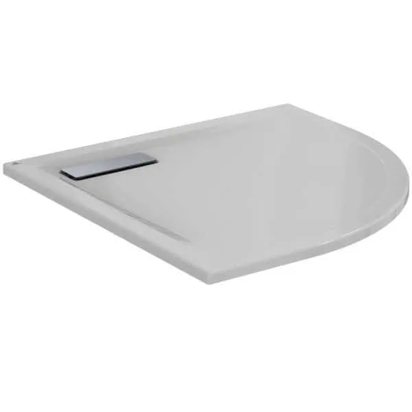 Ideal Standard Viertelkreis-BRW Ultra Flat New, 800x800x25mm, Weiß