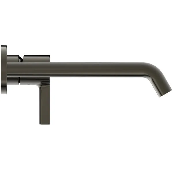 Ideal Standard Wand-Waschtischarmatur JOY, BS2, runde Rosette, Ausld.220mm, Silver Storm