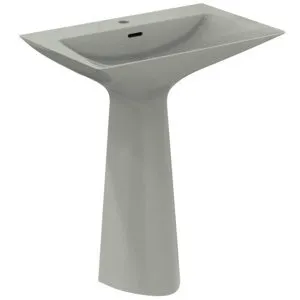 Ideal Standard Säulenwaschtisch Tipo-Z 1 Hahnloch mit Überlauf 740x470x900mm Weiß