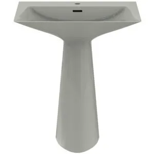 Ideal Standard Säulenwaschtisch Tipo-Z 1 Hahnloch mit Überlauf 740x470x900mm Weiß – Bild 2