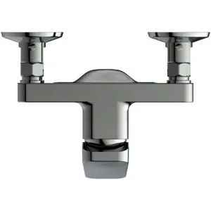 Ideal Standard Brausearmatur AP Ceraplan Schweizer Ausf. 218x153x114mm Chrom – Bild 2