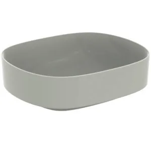 Ideal Standard Aufsatzwaschtisch Linda-X ohne Hahnloch ohne Überlauf 450x380x130mm Seidenweiß