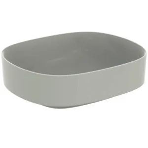 Ideal Standard Aufsatzwaschtisch Linda-X ohne Hahnloch ohne Überlauf 450x380x130mm Seidenweiß