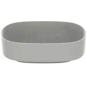 Ideal Standard Aufsatzwaschtisch Linda-X ohne Hahnloch ohne Überlauf 450x380x130mm Seidenweiß – Bild 2