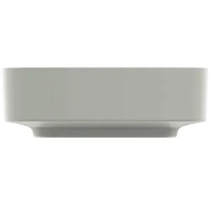Ideal Standard Aufsatzwaschtisch Linda-X ohne Hahnloch ohne Überlauf 450x380x130mm Seidenweiß – Bild 3