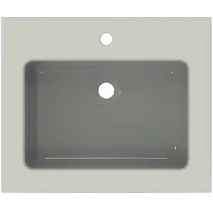 Ideal Standard Möbelwaschtisch Extra 1 Hahnloch mit Überlauf 610x510x150mm Weiß – Bild 2