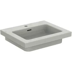 Ideal Standard Möbelwaschtisch Extra 1 Hahnloch mit Überlauf 610x510x150mm Weiß – Bild 3
