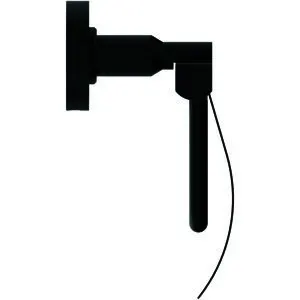 IS Papierrollenhalter IOM mit Deckel Silk Black