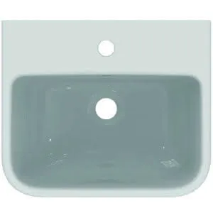 Ideal Standard Handwaschbecken i.life B 1 Hahnloch mit Überlauf 450x380x160mm Weiß
