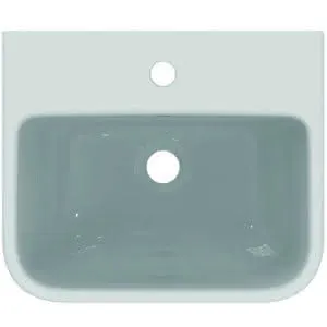 IS Handwaschbecken i.life B 1Hl. m.Ül. 450x380x160mm Weiß