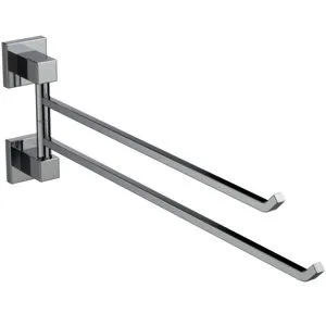 IS Doppelte Handtuchstange IOM Cube, Chrom