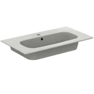 Ideal Standard Möbelwaschtisch i.life A 1 Hahnloch mit Überlauf 840x460x155mm Weiß