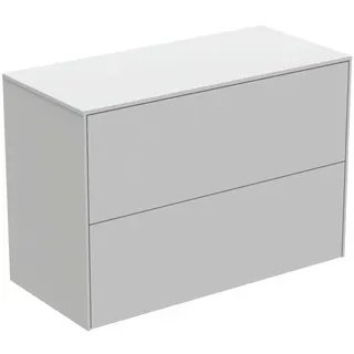 Ideal Standard Waschtisch-Unterschrank Conca, 2 Auszüge, o.Ausschnitt, 802x373x550mm, Weiß – Bild 2