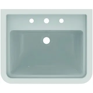 Ideal Standard Waschtisch Calla 3 Hahnloch mit Überlauf 615x500x175mm Weiß – Bild 4