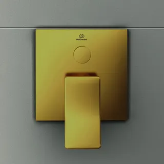 Ideal Standard Badearmatur UP Conca, Bausatz2, DIN EN 1717, Brushed Gold – Bild 5