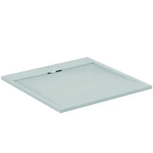 Ideal Standard Quadrat-Brausewanne UltraFlatS i.life 1000x1000x30mm Carraraweiß