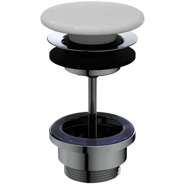 Ideal Standard Push-Open-Ventil Weiß