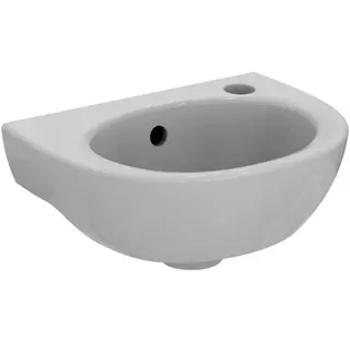 Ideal Standard Handwaschbecken Eurovit, 1 Hahnlochrechts, mit Überlauf, 350x260x160mm, Weiß – Bild 2