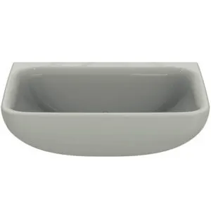 Ideal Standard Waschtisch Contour21+ ohne Hahnloch ohne Überlauf m.rückwärtigem Ablauf 500x400x200mm Weiß – Bild 2