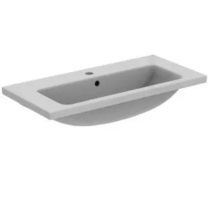 Ideal Standard Möbelwaschtisch i.life S 1 Hahnloch mit Überlauf 810x385x180mm Weiß