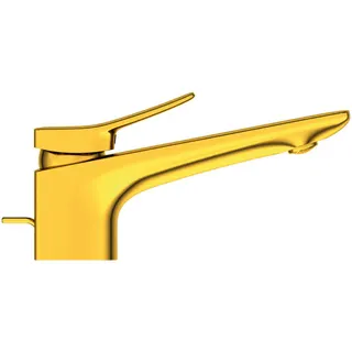 IS Waschtischarmatur Conca, m.Ablgarn., Ausld.132mm, Brushed Gold