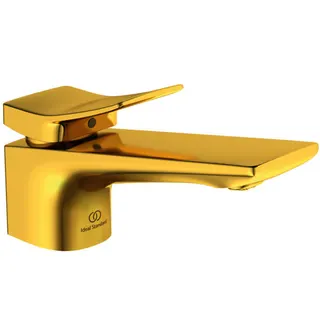Ideal Standard Waschtischarmatur Conca, m.Ablgarn., Ausld.132mm, Brushed Gold – Bild 3