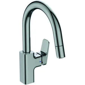 Ideal Standard Küchenarmatur Ceraplan Ausld.216mm m.h.Rohrauslauf 1F-HB Niederdruck Chrom