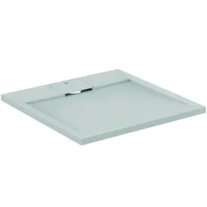 IS Quadrat-Brausewanne UltraFlatS i.life 700x700x30mm Carraraweiß