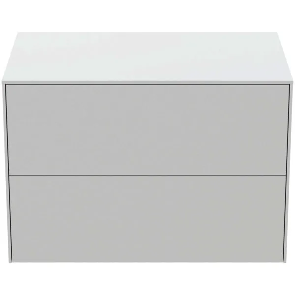 Ideal Standard Waschtisch-Unterschrank Conca, 2 Auszüge, o.Ausschnitt, 802x505x550mm, Weiß