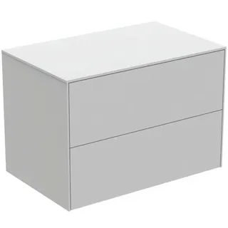 Ideal Standard Waschtisch-Unterschrank Conca, 2 Auszüge, o.Ausschnitt, 802x505x550mm, Weiß – Bild 2