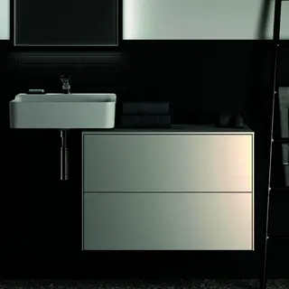 Ideal Standard Waschtisch-Unterschrank Conca, 2 Auszüge, o.Ausschnitt, 802x505x550mm, Weiß – Bild 3