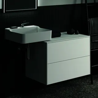 Ideal Standard Waschtisch-Unterschrank Conca, 2 Auszüge, o.Ausschnitt, 802x505x550mm, Weiß – Bild 5