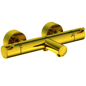 Ideal Standard Badethermostat AP Ceratherm T125 Pin-Griffe Brushed Gold