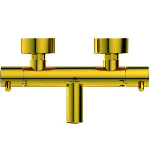 Ideal Standard Badethermostat AP Ceratherm T125 Pin-Griffe Brushed Gold – Bild 3