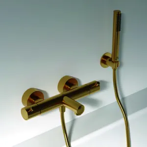 Ideal Standard Badethermostat AP Ceratherm T125 Pin-Griffe Brushed Gold – Bild 4