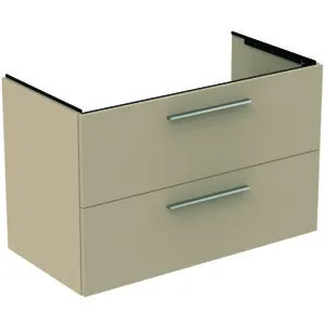 Ideal Standard MWT-Unterschrank i.life B 2 Auszüge 1000x505x630mm Sandbeige matt – Bild 3