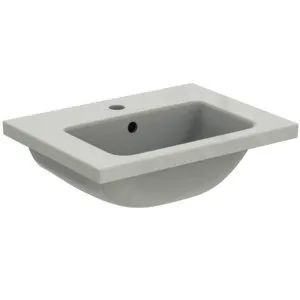 Ideal Standard Möbelwaschtisch i.life S 1 Hahnloch mit Überlauf 510x385x180mm Weiß