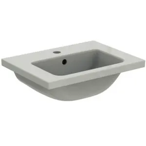 Ideal Standard Möbelwaschtisch i.life S 1 Hahnloch mit Überlauf 510x385x180mm Weiß