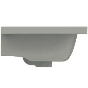 Ideal Standard Möbelwaschtisch i.life S 1 Hahnloch mit Überlauf 510x385x180mm Weiß – Bild 3