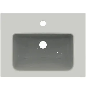 Ideal Standard Möbelwaschtisch i.life S 1 Hahnloch mit Überlauf 510x385x180mm Weiß – Bild 4