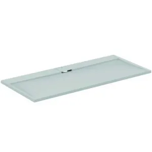 IS Rechteck-BRW Ultra Flat S i.life 1800x800x30mm Carraraweiß