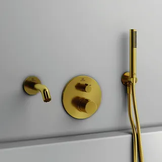 Ideal Standard Stabhandbrause Idealrain Brushed Gold – Bild 3