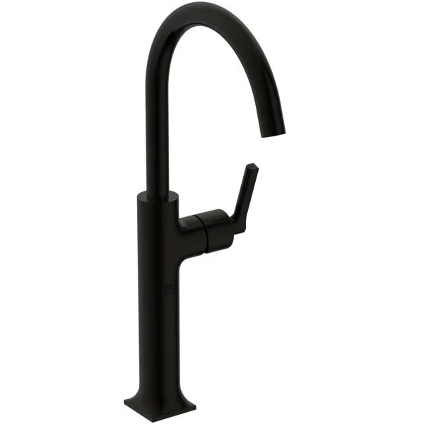 Ideal Standard Waschtischarmatur Joy Neo o.Ablgarn. ver.Sockel Ausld.169mm Hebelgr. Mag.Grey
