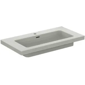 Ideal Standard Möbelwaschtisch Extra 1 Hahnloch mit Überlauf 1010x510x150mm Weiß – Bild 1