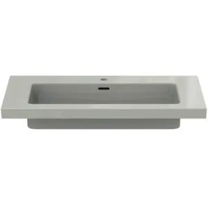 Ideal Standard Möbelwaschtisch Extra 1 Hahnloch mit Überlauf 1010x510x150mm Weiß – Bild 2