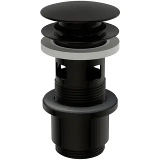 IS Push-Open f. Waschtisch mit Überlauf Magnetic Grey