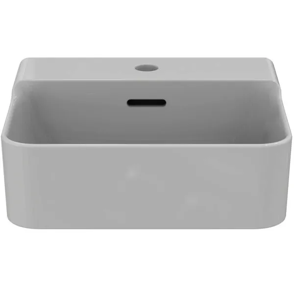 Ideal Standard Handwaschbecken Conca 1 Hahnloch mit Überlauf 400x350x165mm Weiß